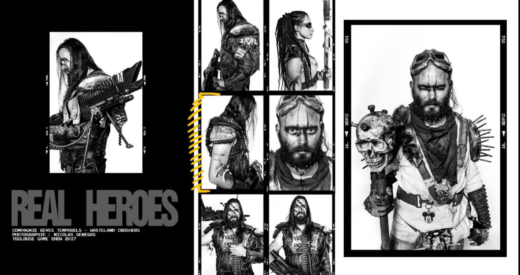 Troupe post-apocalyptique "Wasteland Crushers" de la compagnie Rêves Temporels