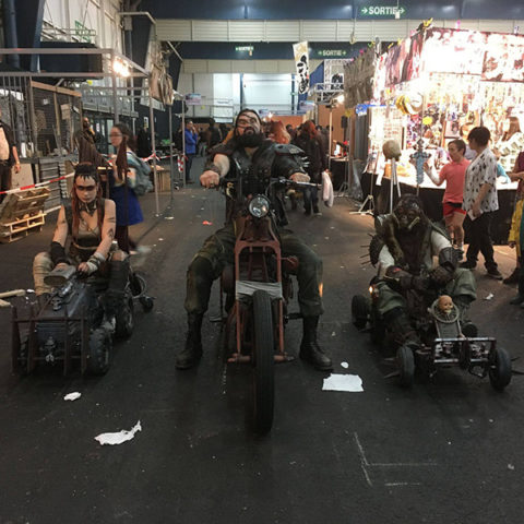 Troupe post-apocalyptique "Wasteland Crushers" de la compagnie Rêves Temporels