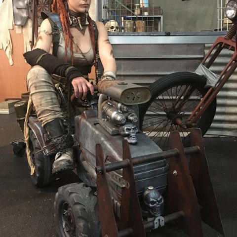 Troupe post-apocalyptique "Wasteland Crushers" de la compagnie Rêves Temporels