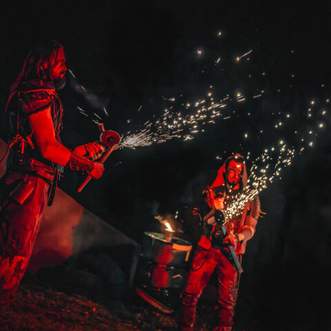 Wasteland Warriors, spectacle de feu post-apocalyptique - Compagnie Rêves Temporels