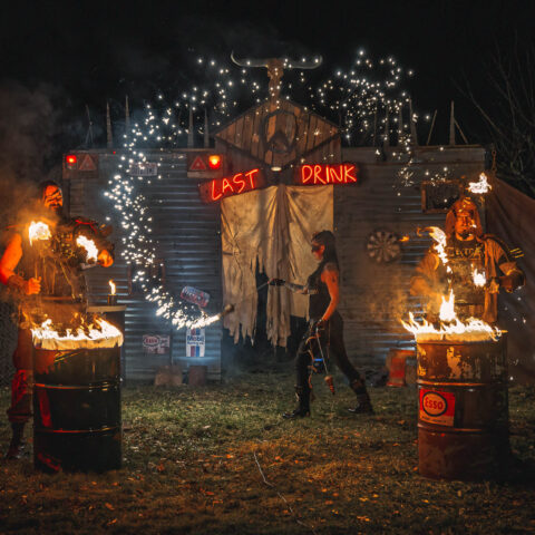 Wasteland Warriors, spectacle de feu post-apocalyptique - Compagnie Rêves Temporels